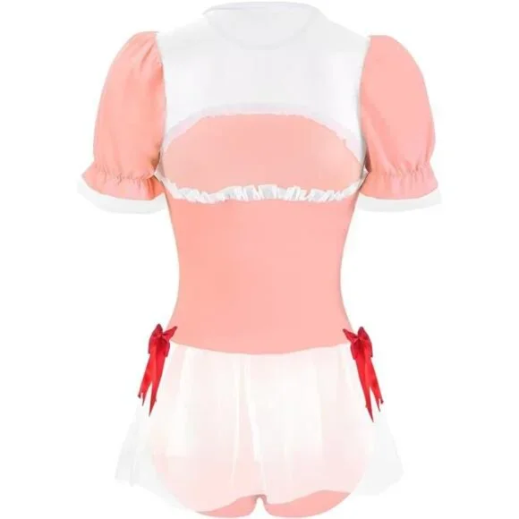 Cotton Fancy Romper Onesie Pajamas Lingerie Bodysuit Babydoll Snap Button Design